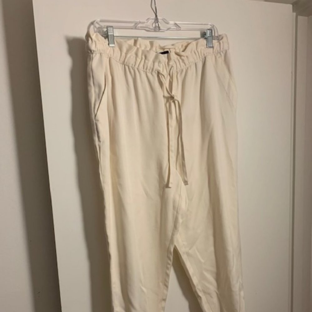 Banana Republic Cream Joggers